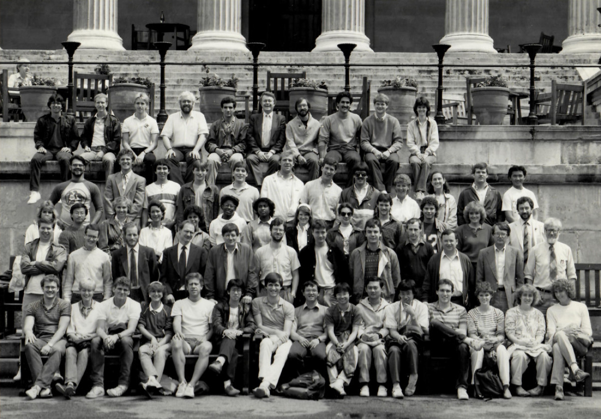 Class photo London Session, 1985
