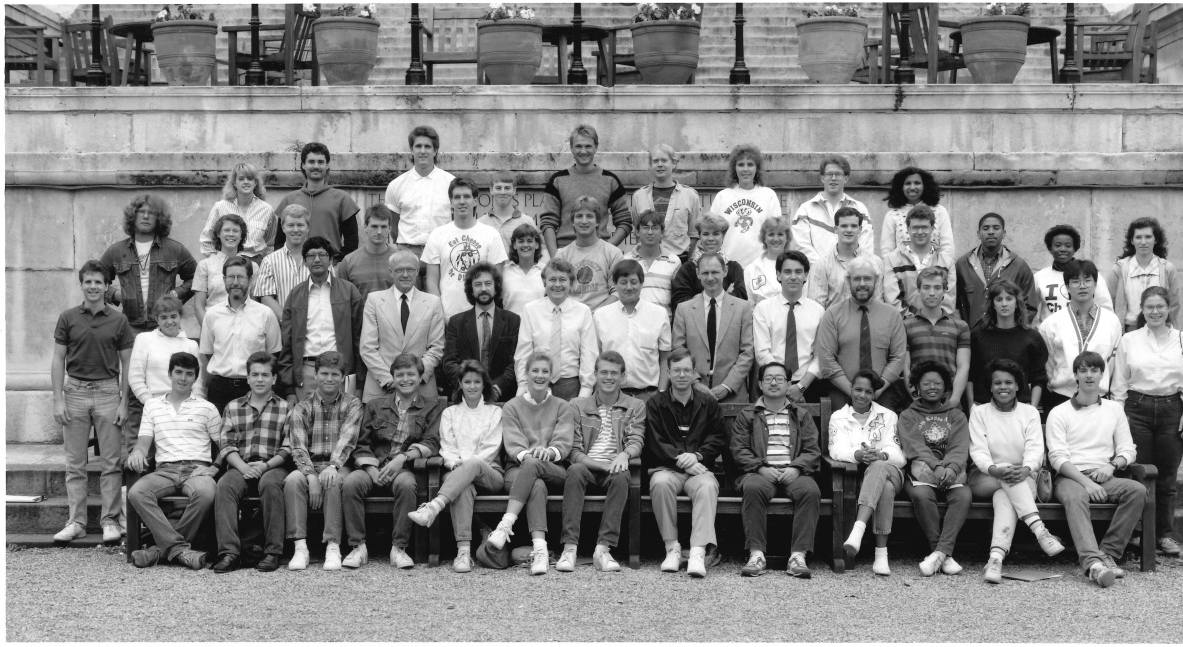 Class photo London Session, 1986