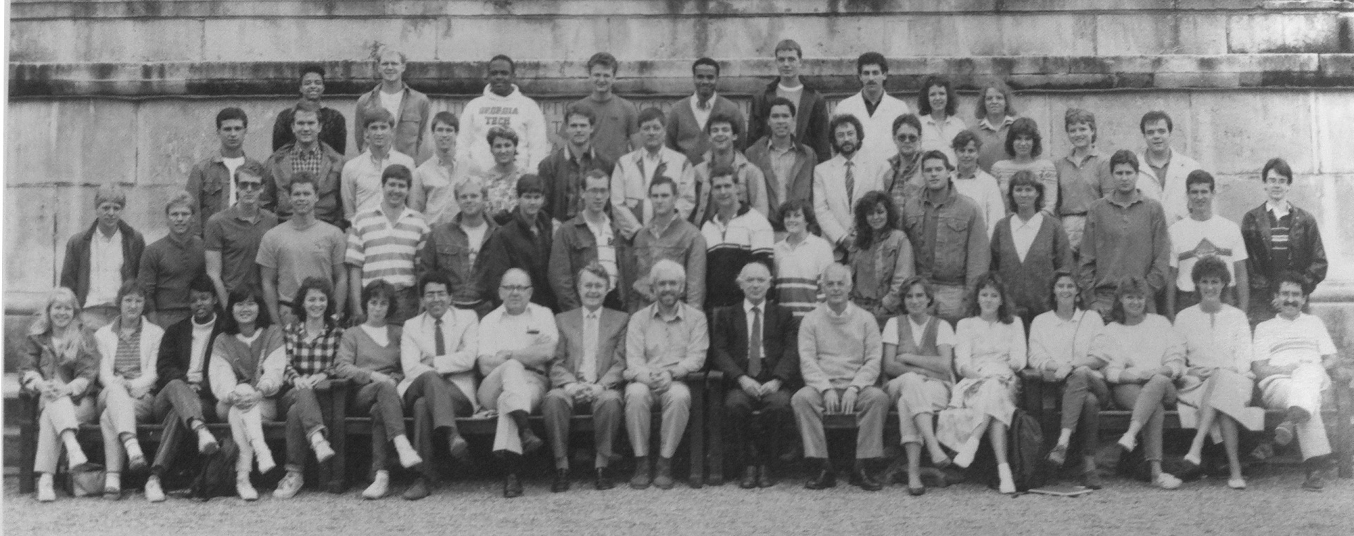 Class photo London Session, 1987