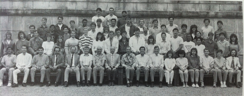 Class photo London Session, 1988