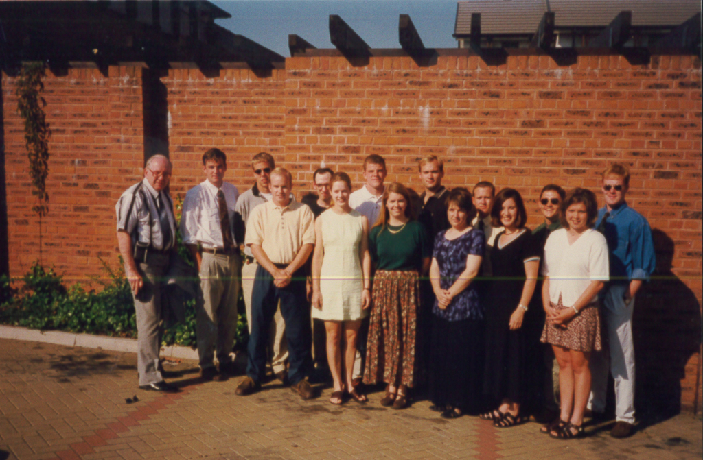 Class photo London Session, 1997