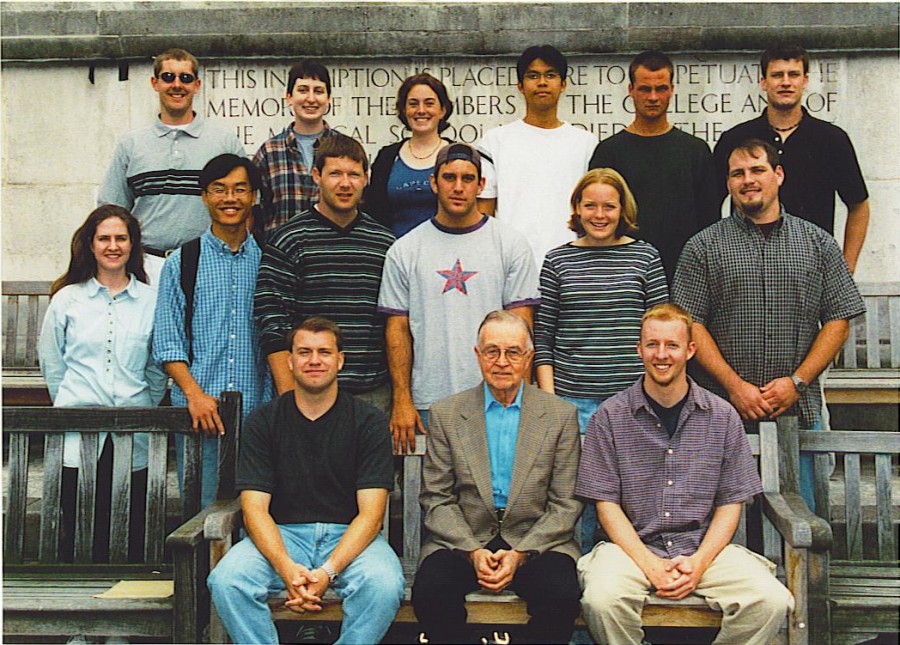 Class photo London Session, 2000
