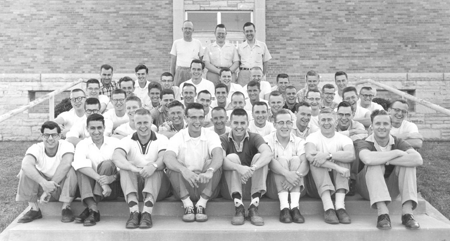 Class photo Session 1, 1956