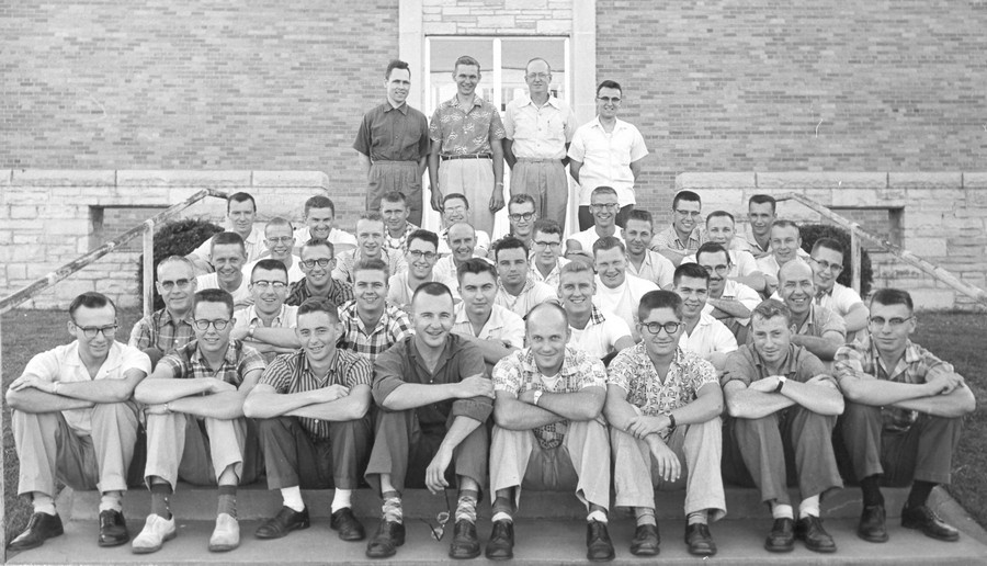 Class photo Session 1, 1957