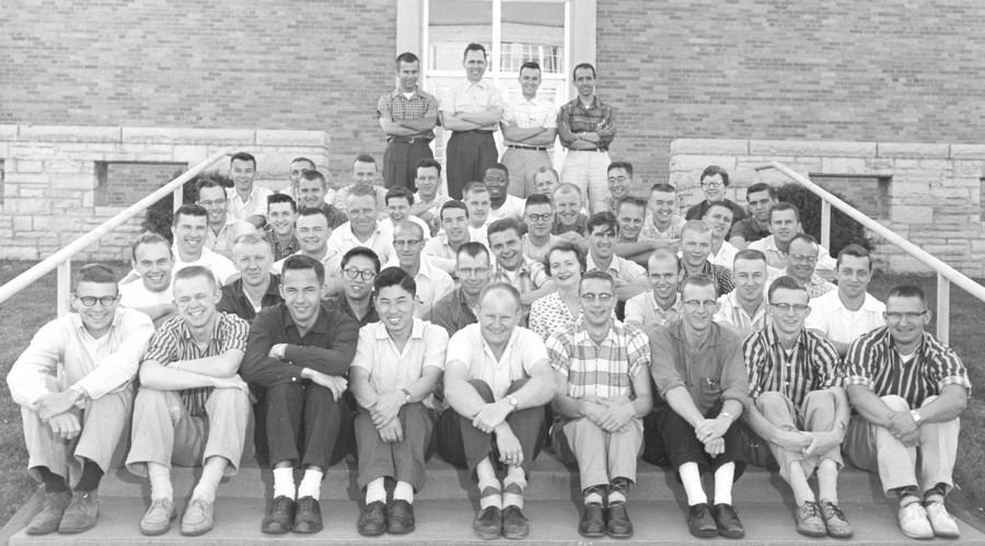 Class photo Session 1, 1958