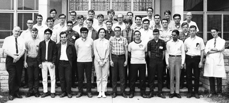 ChE 424 First Session 1969 Class photo Session 1 1969