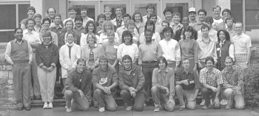 Class photo Session 1, 1985