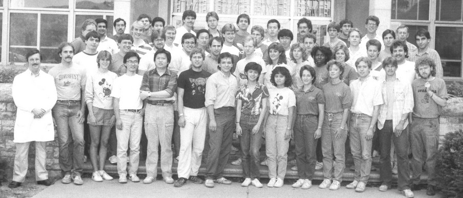 Class photo Session 1, 1986