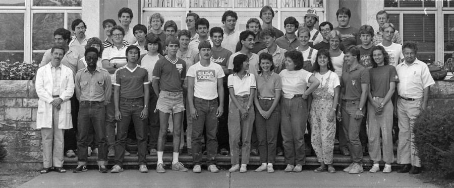 Class photo Session 2, 1985